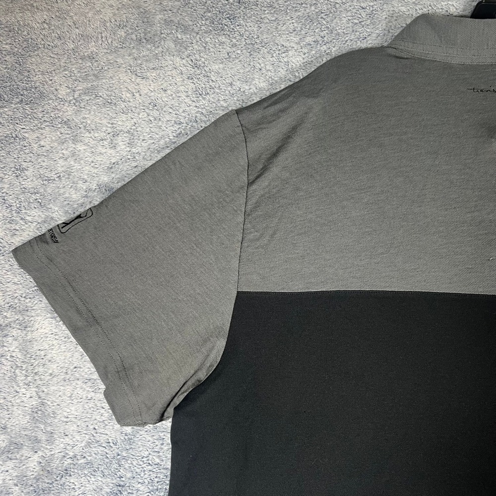 TravisMathew Mens XXL TPC San Antonio Pima Cotton Blend Golf Polo Black Grey - Picture 16 of 16